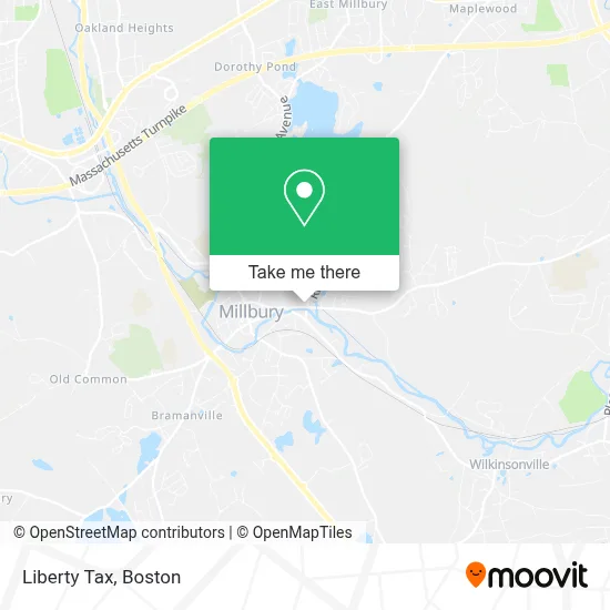 Liberty Tax map