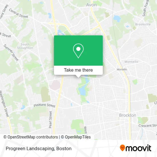 Progreen Landscaping map