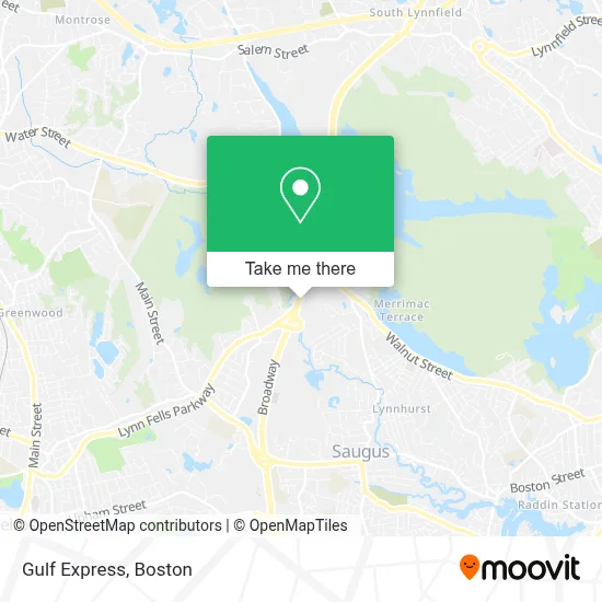 Gulf Express map