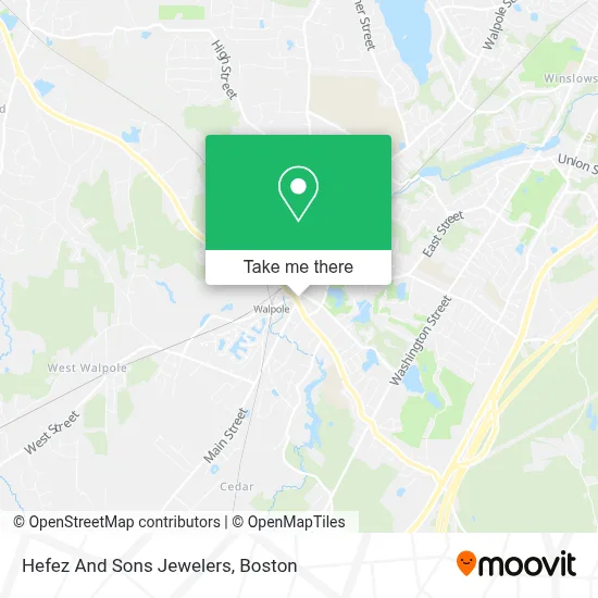 Hefez And Sons Jewelers map