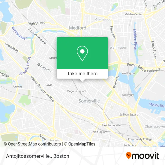 Antojitossomerville. map