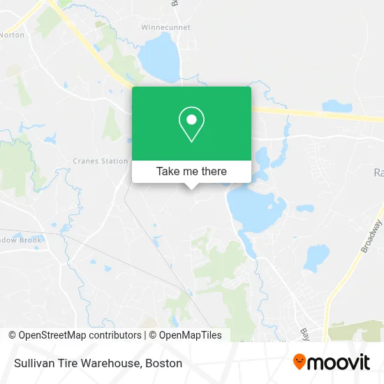 Sullivan Tire Warehouse map