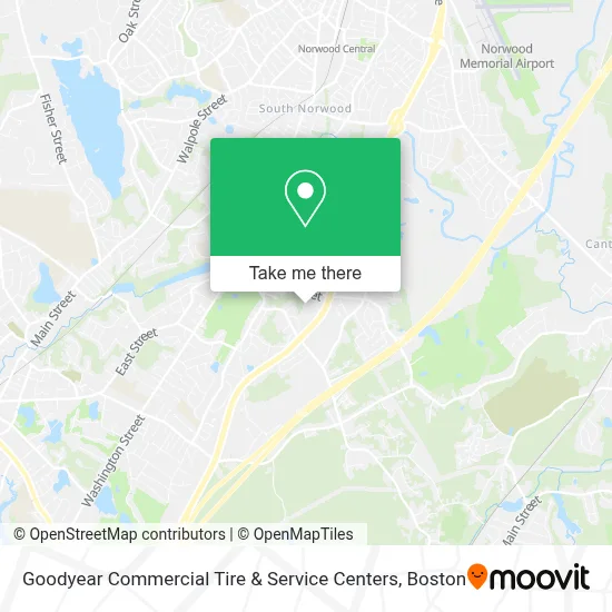 Goodyear Commercial Tire & Service Centers map