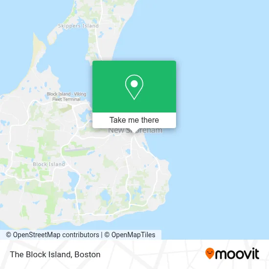 The Block Island map