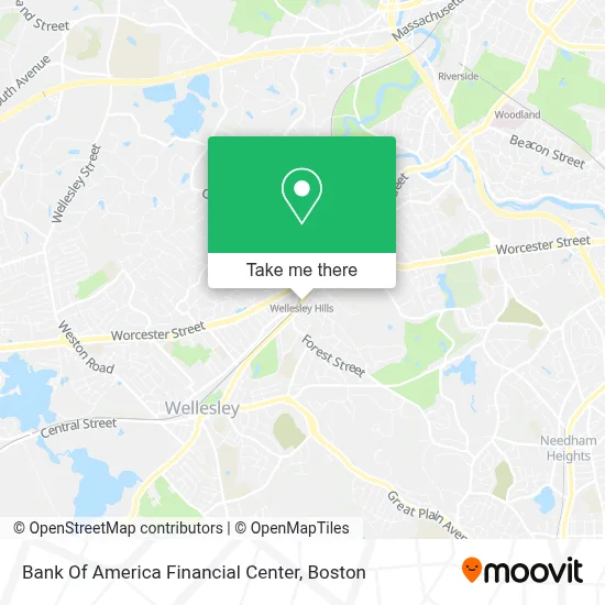 Bank Of America Financial Center map