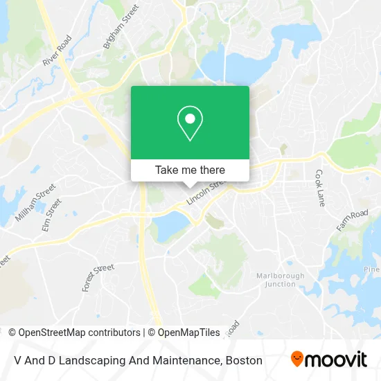 V And D Landscaping And Maintenance map