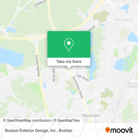 Boston Exterior Design, Inc. map