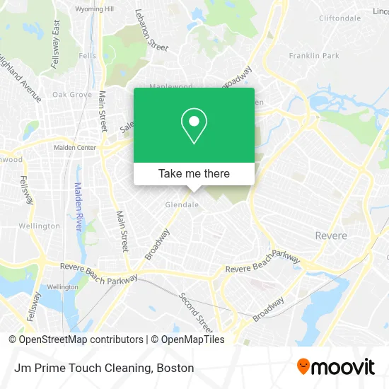 Jm Prime Touch Cleaning map