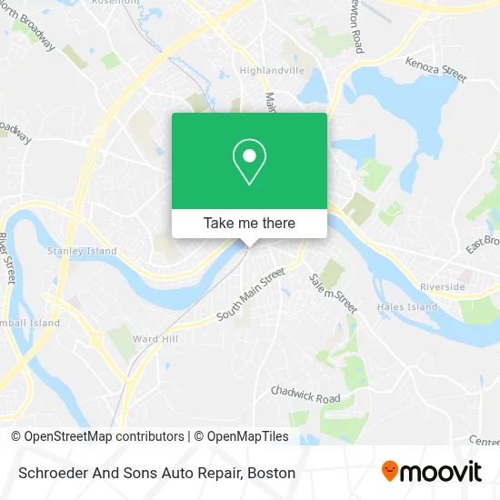 Schroeder And Sons Auto Repair map
