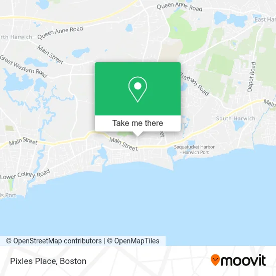 Pixles Place map
