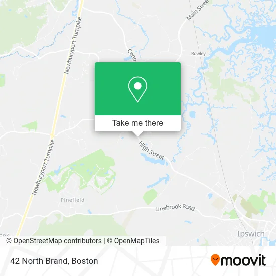 42 North Brand map
