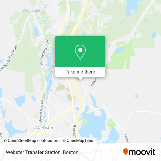 Webster Transfer Station map