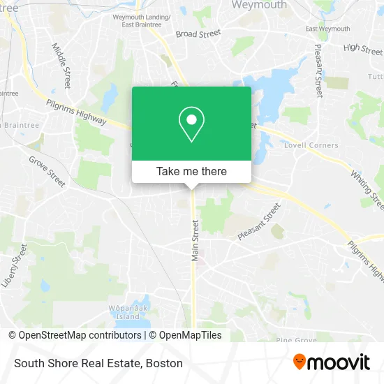 South Shore Real Estate map