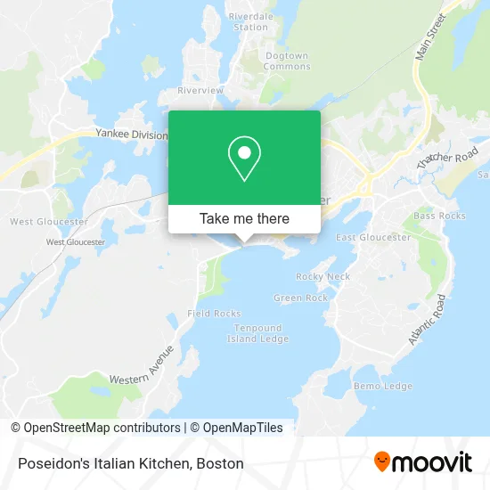 Poseidon's Italian Kitchen map
