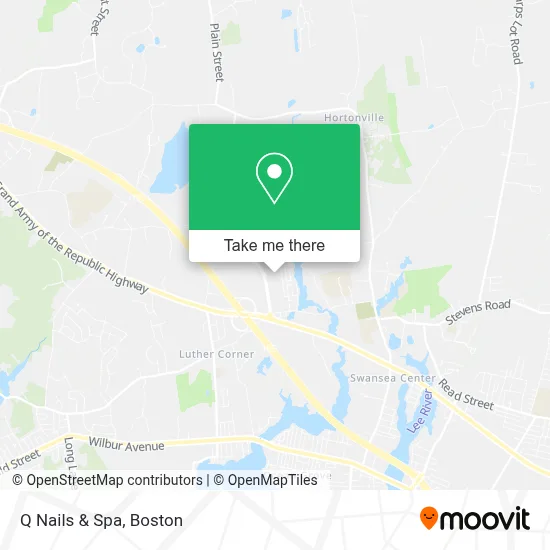 Q Nails & Spa map