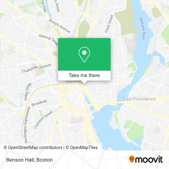 Benson Hall map