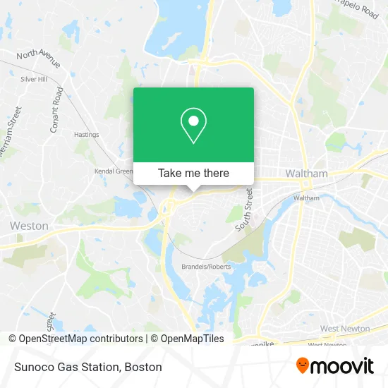 Sunoco Gas Station map