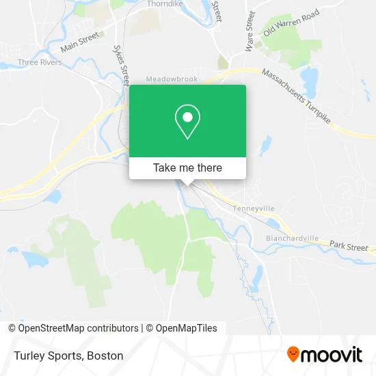 Turley Sports map