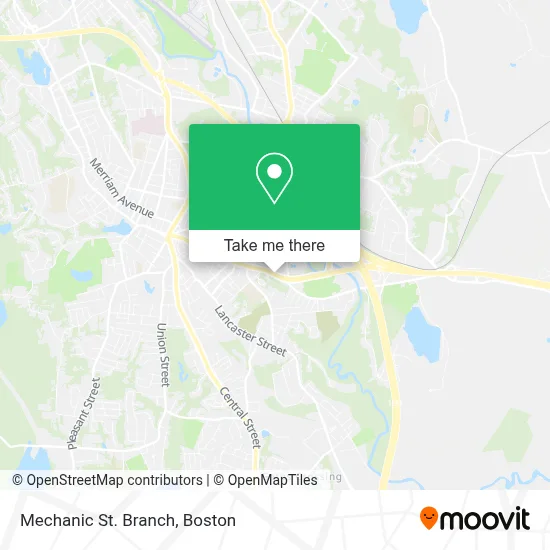 Mechanic St. Branch map