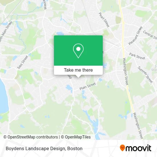 Boydens Landscape Design map