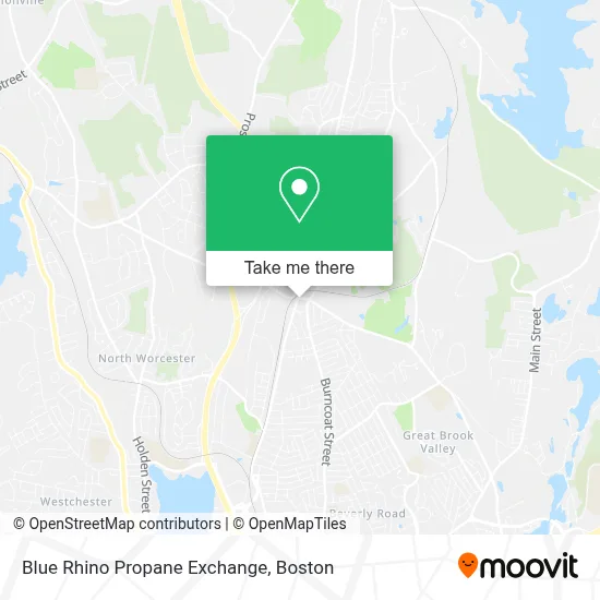 Blue Rhino Propane Exchange map
