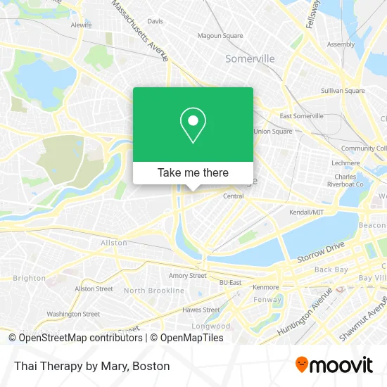 Thai Therapy by Mary map