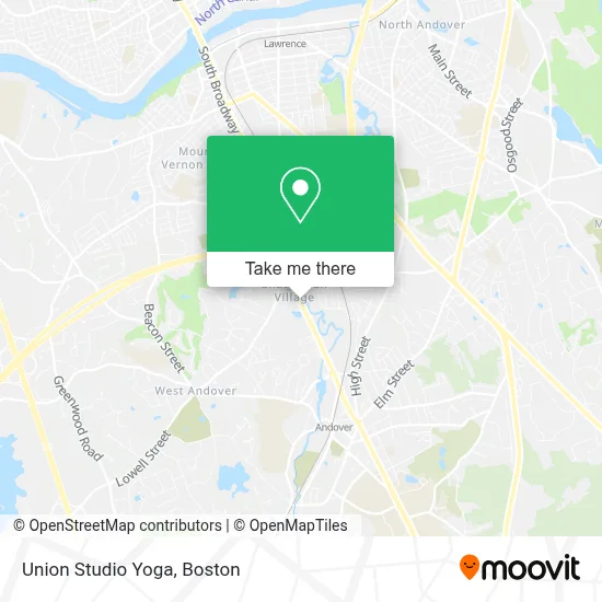 Union Studio Yoga map