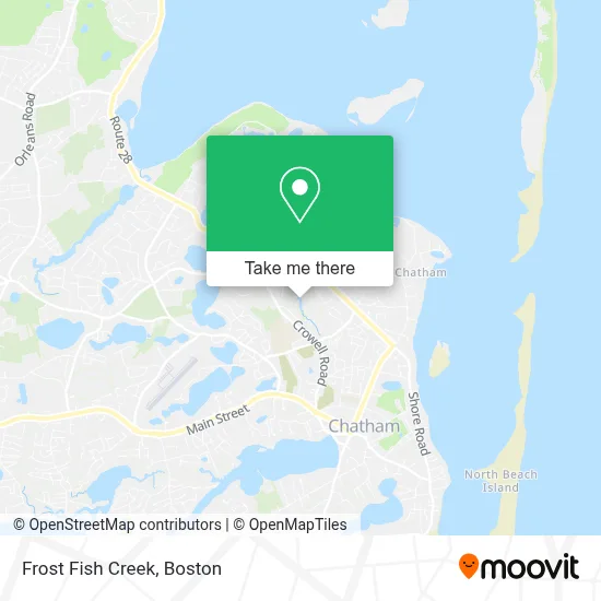 Frost Fish Creek map