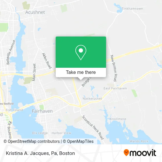 Kristina A. Jacques, Pa map