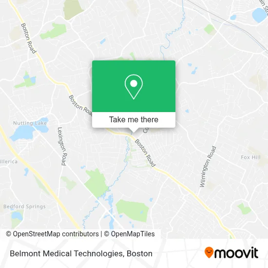 Belmont Medical Technologies map