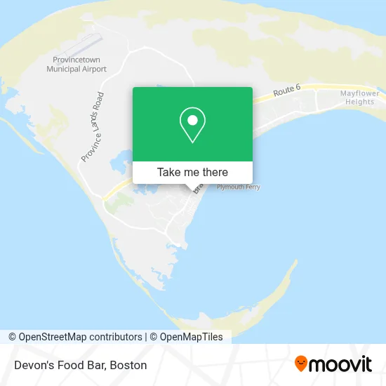 Devon's Food Bar map