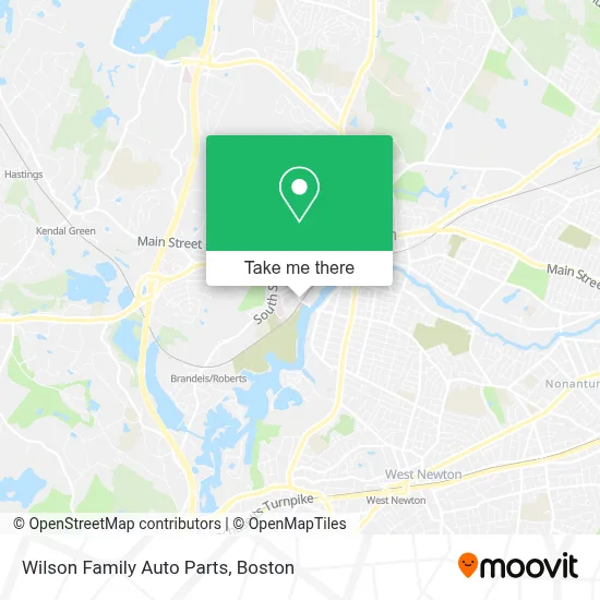 Wilson Family Auto Parts map