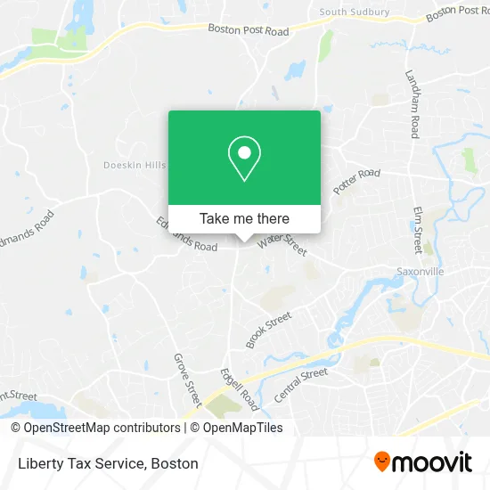 Liberty Tax Service map