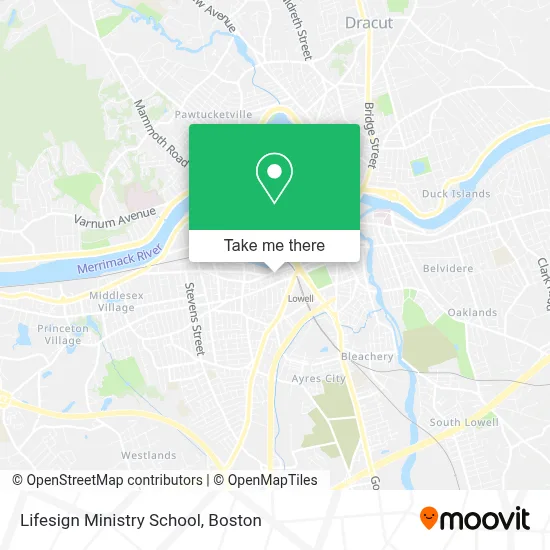 Lifesign Ministry School map