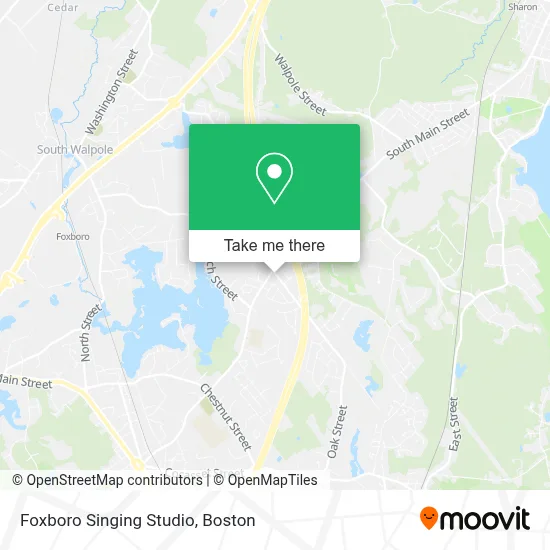 Foxboro Singing Studio map