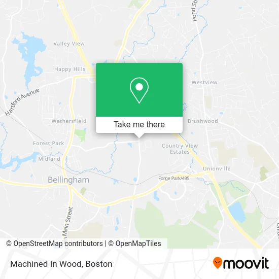 Machined In Wood map
