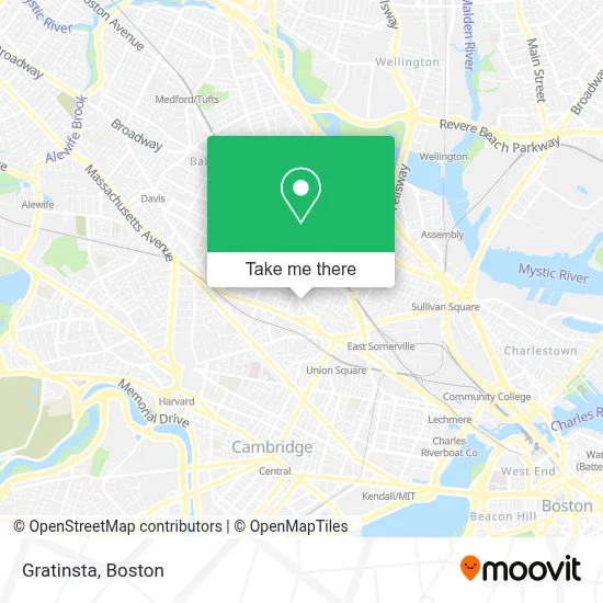 Gratinsta map