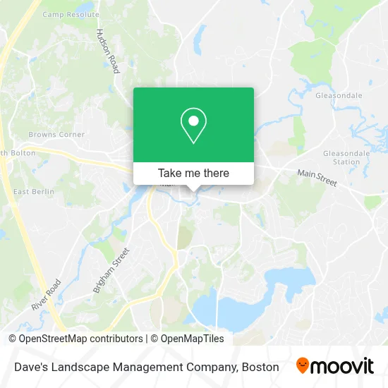 Dave's Landscape Management Company map