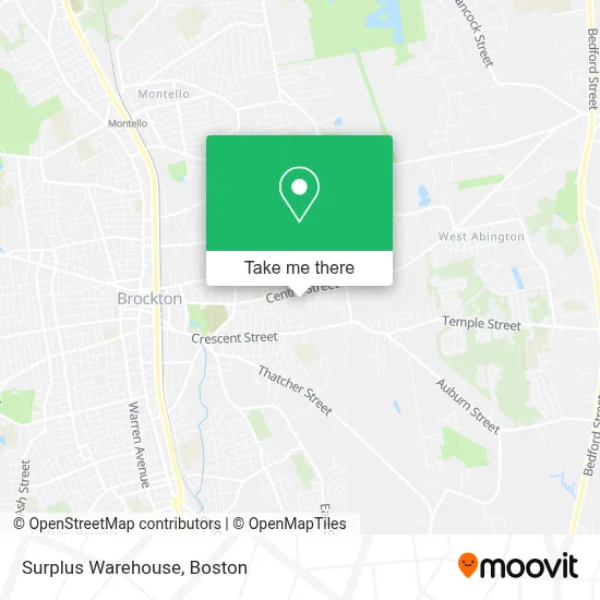 Surplus Warehouse map