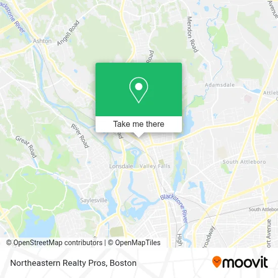 Northeastern Realty Pros map