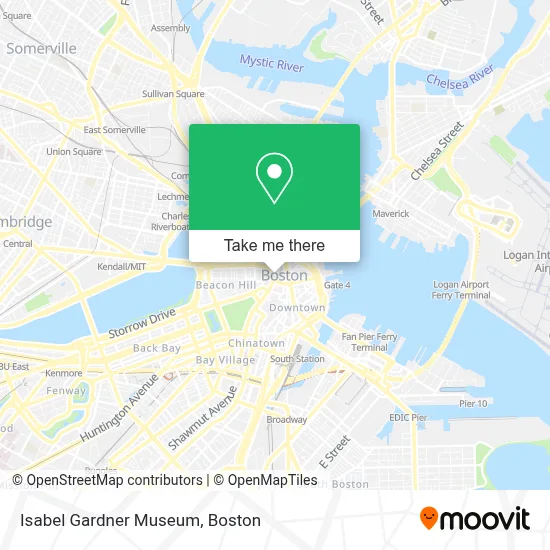 Isabel Gardner Museum map