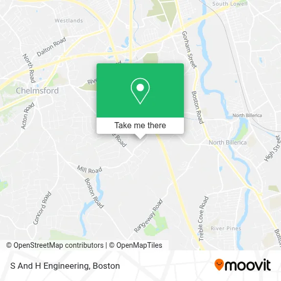 S And H Engineering map