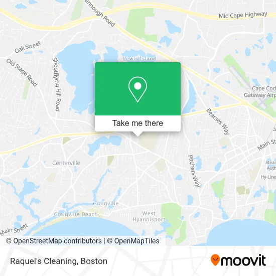Raquel's Cleaning map