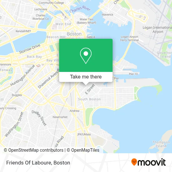 Friends Of Laboure map
