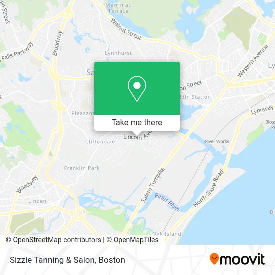 Sizzle Tanning & Salon map