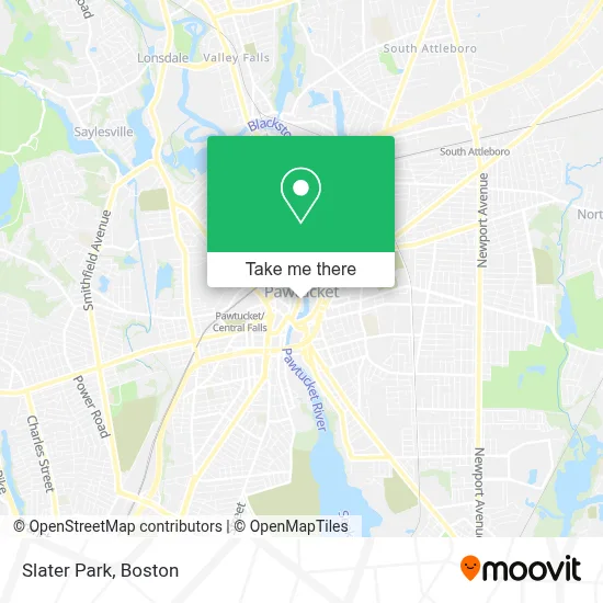 Slater Park map