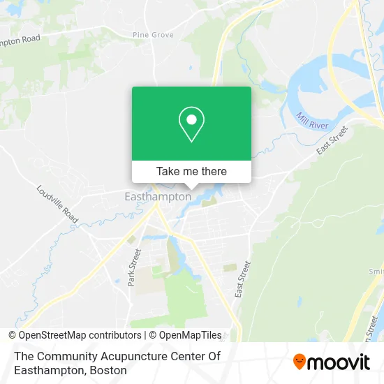The Community Acupuncture Center Of Easthampton map