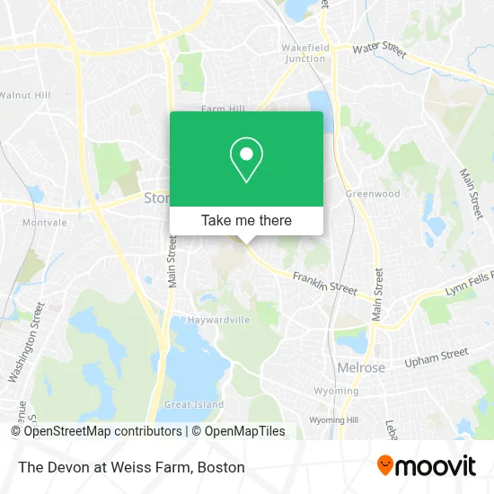 The Devon at Weiss Farm map