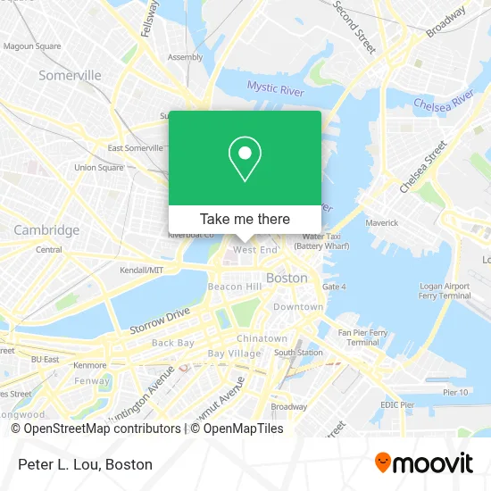 Peter L. Lou map