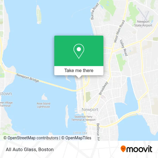 All Auto Glass map